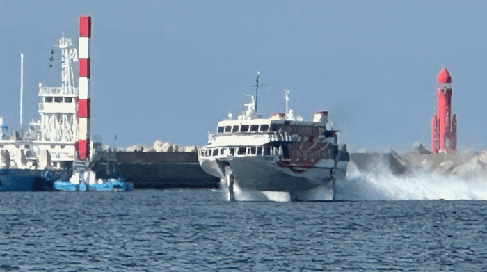 馬毛島までの交通経路 高速船トッピー