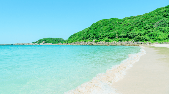 実り豊かな海 浦田海水浴場